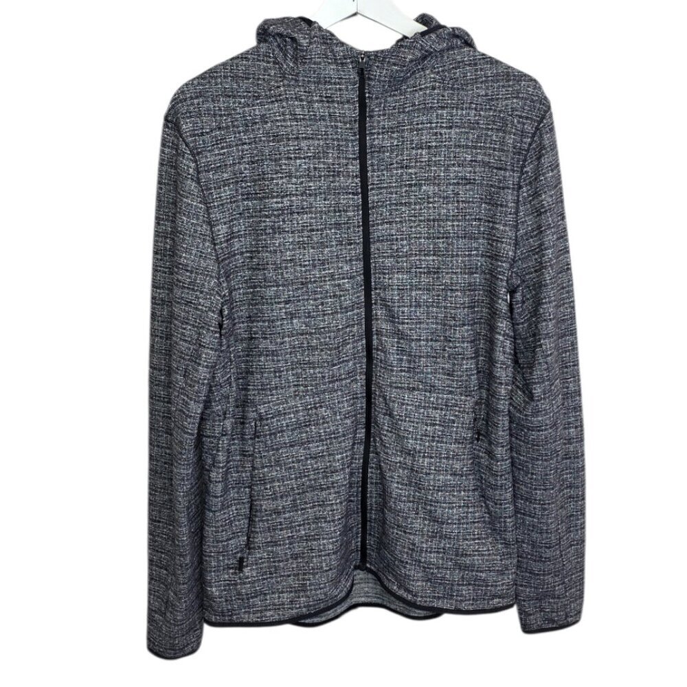Lululemon Men's Surge Warm Full Zip Hoodie, Black White, Athletic, Rulu, Size M